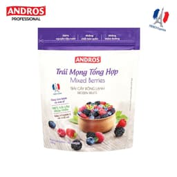 Thumbnail Trái Mọng Đỏ Tổng Hợp Đông Lạnh - Không chất bảo quản - Trái cây đông lạnh ANDROS IQF (Chỉ giao HCM) 3