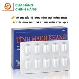 Thumbnail Tĩnh mạch khang AN CHÂU giúp tăng độ bền thành mạch, phòng suy giãn tĩnh mạch hộp 3 vỉ 30 viên -Global Pharma 3
