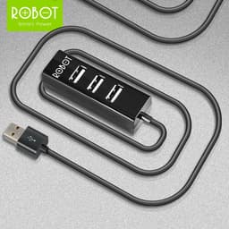 Thumbnail HUB Chuyển Đổi Chia Cổng USB ROBOT H140-80 Mở Rộng 4 Cổng USB 2.0 Dây Nối Dài 80 Cm 3