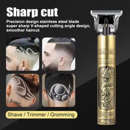 Thumbnail Tông đơ cắt tóc không dây kỹ thuật số Ubeator cắt sát dạng sạc điện mẫu 2020 mới nhất cho nam 3