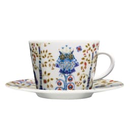 Thumbnail Tách sứ uống trà Taika Iittala 200ml Phần Lan, họa tiết Bắc Âu trắng 1
