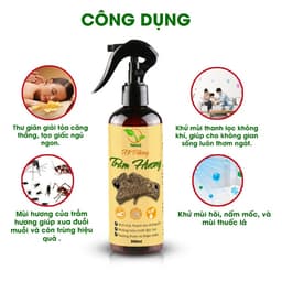 Thumbnail Xịt Phòng Thơm Lâu Trầm Hương TAMAS Chai 100-300ml, Khử Mùi, Thơm Dai, Quyến Rũ Như Hương Thơm Nước Hoa 2