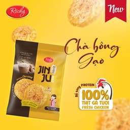 Thumbnail Bánh Gạo JINJU Chà Bông hương vị Hàn Quốc Richy 168g 2