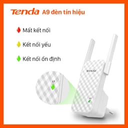 Thumbnail Bộ Mở Rộng Sóng WiFi Tenda A9 Chuẩn N 300Mbps - Hàng Chính Hãng 4