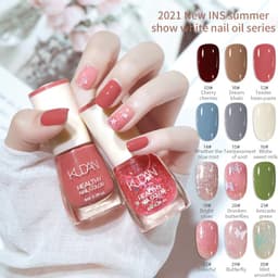 Thumbnail Sơn Móng Tay 8ml Khô Nhanh Màu Sắc Thời Trang Màu Trắng Trong Suốt Không Lộ Dầu Sáng Bóng 2