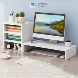 Thumbnail Kệ Màn Hình Máy Tính, Để Sách Bàn Làm Việc Kết Hợp 3 Tầng SIB Decor KDB09 1