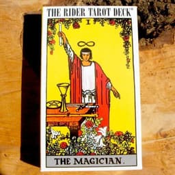 Thumbnail Combo Bài Bói Tarot 78 Lá Cỡ Lớn 6.5*10 Cm The Rider Waite Deck + Túi Nhung Đựng Bài + Khăn Nhung Trải Tarot  Amalife 1