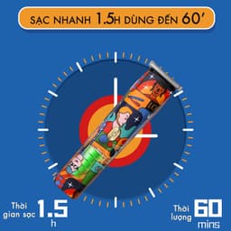 Thumbnail Tông đơ chấn viền Kemei KM-5017H thiết kế độc đáo, có thể cắt tóc, cạo râu, cạo đầu - Hàng chính hãng 4