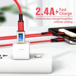 Thumbnail Cáp Sạc PD Fonken 3 Trong 1 Type C Sang USB-C / Micro USB / iOS 3