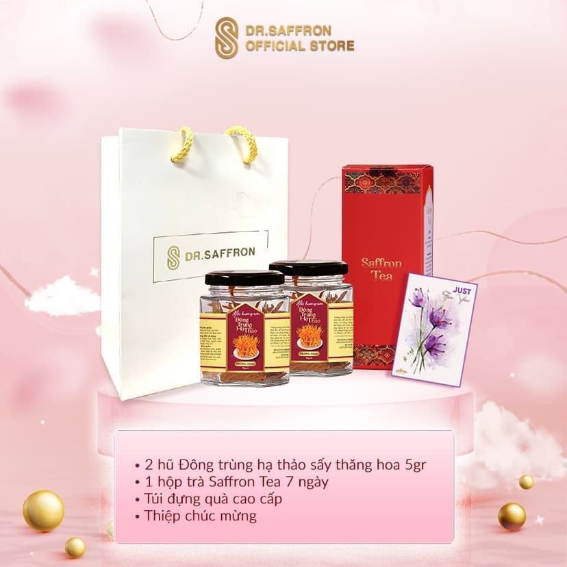 Ảnh Set quà 20/10 Nhụy hoa nghệ tây thương hiệu Saffron Việt Nam - món quà tặng mẹ, vợ, người yêu, đồng nghiệp 2