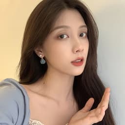 Thumbnail Khuyên tai Pinkdudu PD590 bằng hợp kim đính ngọc trai giả thời trang sang trọng cho nữ 3
