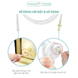 Thumbnail Dây Hút Sữa Medela Pump Sản Xuất bởi Maymom, Không Chứa BPA, An Toàn 100%, Vệ Sinh Dễ Dàng 4