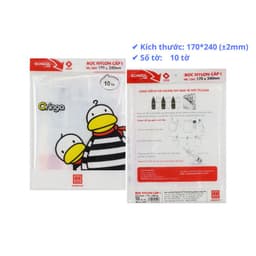 Thumbnail Bọc vở ni lông cấp I 3245 Hồng Hà 1
