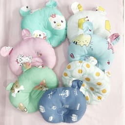 Thumbnail Gối Lõm Chống Méo Đầu Hình Tròn GOLDCAT GT Chất Vải Cotton Lõi Bông Êm Cho Trẻ Từ 0-12 Tháng 1