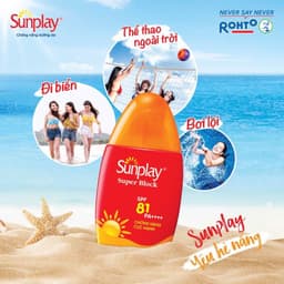 Thumbnail Kem Chống Nắng Cực Mạnh Sunplay Super Block Dạng Sữa Kháng Nước Tốt Spf 81 /Pa++++ 30g/70g 2