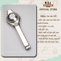 Thumbnail Dụng cụ vắt chanh, tắc inox Bam House kích thước lớn cao cấp VC02 3