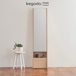 Thumbnail Tủ Trang Điểm Decor Có Gương Soi Toàn Thân Đứng Hack Dáng Đẹp, 2 Cánh Mở, Cao 165cm KEGODA KGD43 1