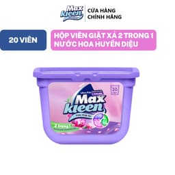 Thumbnail Hộp Viên Giặt Xả MaxKleen Hương Nước Hoa Huyền Diệu 300g (20 Viên) 1
