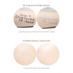 Thumbnail Kem Nền Mỏng Nhẹ Tự Nhiên Lâu Trôi BOM BB Cream SPF 50 PA +++ 40ml 4