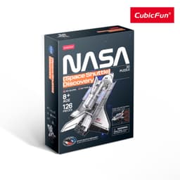 Thumbnail Đồ Chơi CUBIC FUN Trẻ Em Xếp Hình 3D Nasa: Tàu Con Thoi Discovery DS1057H 1