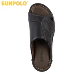 Thumbnail Dép quai ngang nam da bò SUNPOLO DQN032 3