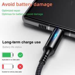 Thumbnail Dây cáp sạc nhanh HDOORLINK cổng Micro USB/ Type C/ iOS 25cm thích hợp cho điện thoại 3