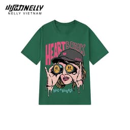 Thumbnail Áo thun NELLY Cotton 260gsm Premium - Heart Break Tay Lỡ Form Rộng Nam Nữ 4