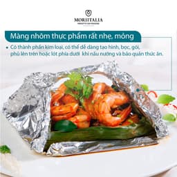 Thumbnail Màng nhôm bọc thực phẩm ANNAPURNA, 100% Nhôm lá mỏng không tạp chất - Moriitlia 2
