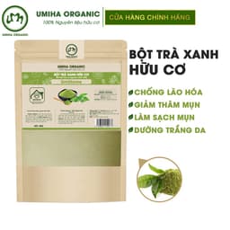 Thumbnail Combo 3 Bột Trà Xanh, Cám Gạo, Đậu Đỏ Nguyên Chất Umiha Organic(40GX3) Tẩy Tế Bào Chết Và Cấp Ẩm Cho Da 2