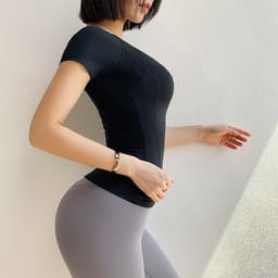 Thumbnail MOVING PEACH Áo thun tay ngắn phong cách Hàn Quốc cho nữ 4