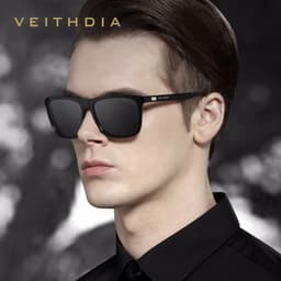Thumbnail Kính Râm VEITHDIA 6108 Gọng Nhôm + TR90 Phong Cách Vintage Cho Nam/Nữ 4