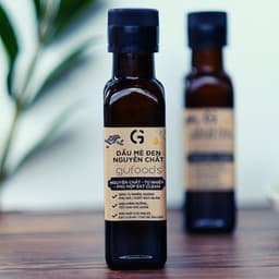 Thumbnail Dầu mè đen nguyên chất GUfoods - Lành mạnh, Phù hợp eat clean, Trộn salad, Cho bé ăn dặm (120ml/250ml) 2