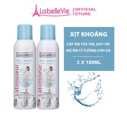 Thumbnail Bộ 2 Nước Xịt Khoáng dưỡng ẩm, làm dịu da Evoluderm Atomiseur Eau Pure 150ml/chai 1
