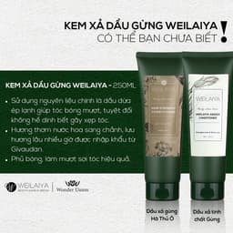 Thumbnail Dầu Xả Weilaiya Chính Hãng Tinh Chất Gừng 250m Hỗ Trợ Mọc Tóc Ngăn Rụng Tóc - Cho Tóc Dầu 3