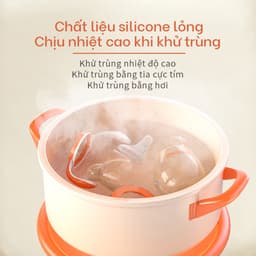 Thumbnail Núm ti ngậm giả cho bé Yoboo YB-0007 đầu tròn bằng silicone nguyên khối mô phỏng ti mẹ - Hàng chính 4
