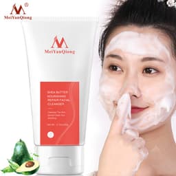 Thumbnail MeiYanQiong Sữa rửa mặt chiết xuất từ bơ hạt mỡ se khít lỗ chân lông dưỡng trắng da Kiềm Dầu thảo dược Sáng Cleanser Sâu Kiềm Dầu Cho Da Mụn Deep Cleansing Foam 60g 4