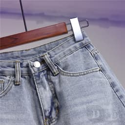 Thumbnail Quần Short Jean Jean Lưng Cao ThờI Trang Cho Nữ DaDu Seluar 2