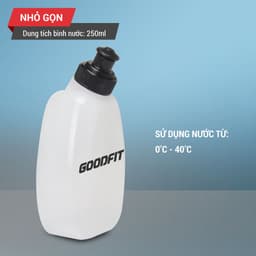 Thumbnail Bình nước nhựa cứng thể thao, bình nước chạy bộ 250ml GoodFit GF03RA 1
