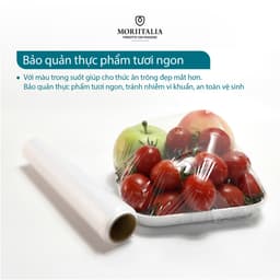 Thumbnail Màng Bọc Thực Phẩm PE "Chất Lượng Cao" DEODEO 30cm x 120m, Bảo vệ thực phẩm, tránh nhiễm khuẩn 4