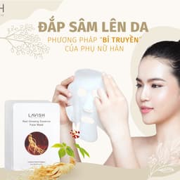 Thumbnail MẶT NẠ HỒNG SÂM SIÊU DƯỠNG TRẮNG (10 MIẾNG) LAVISH H BABY 4