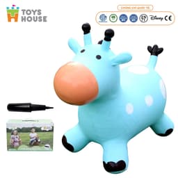 Thumbnail Thú nhún trẻ em hình chú hươu Toyshouse (kèm bơm và hộp) - Tiêu chuẩn Xuất khẩu Châu Âu EN71 1