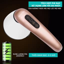 Thumbnail Máy Massage Cầm Tay Dành Cho Chị Em KINGTECH YT-1803 - Mát Xa Toàn Thân Đa Năng, Chuyên Sâu Cho Eo Bụng, Cổ - Chính Hãng 3