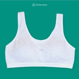 Thumbnail Áo lót học sinh Rush Purecotton mặt vải thoáng khí cho bé gái mới lớn dáng chui đầu - đệm mỏng PC091 1