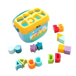 Thumbnail Đồ chơi giáo dục sớm thả hình khối hình tàu hỏa có quai xách Toyshouse cho bé 1