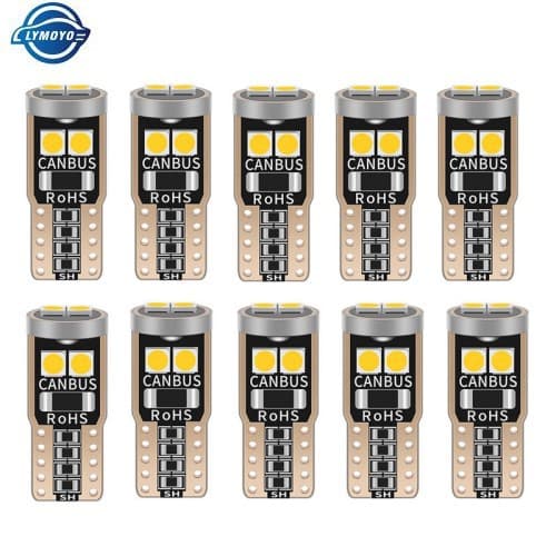 Ảnh Bóng đèn LED LYMOYO T10 194 501 6smd 3030 cho xe hơi/ xe máy 12v 6000k 1