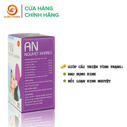 Thumbnail An nguyệt khang AnChau cải thiện tình trạng đau bụng kinh rối loạn kinh nguyệt 60 viên nang - Global Pharma 2