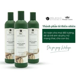 Thumbnail Dầu gội gừng trắng ngăn rụng và kích mọc tóc Weilaiya Ginger Shampoo 400ml 4