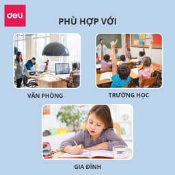 Thumbnail Bút bi nước mực gel bấm nhiều màu 0.5mm Deli xinh xắn nhanh khô viết đều trơn tru nhiều mực 3
