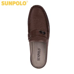 Thumbnail Giày sục nam Da bò cao cấp SUNPOLO công sở đi chơi SPO274 3