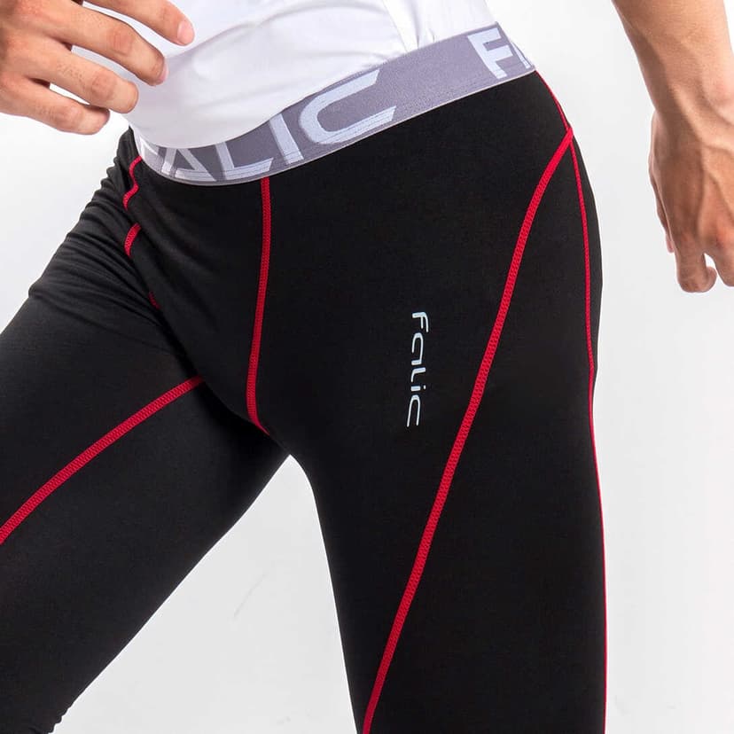 Ảnh Quần legging giữ nhiệt nam FALIC lót lông form ôm co giãn tập thể thao gym đánh bóng rổ FAL2011 4
